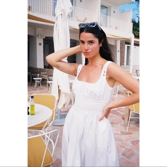 Ciao Lucia White Midi Dress - Picture 3 of 8